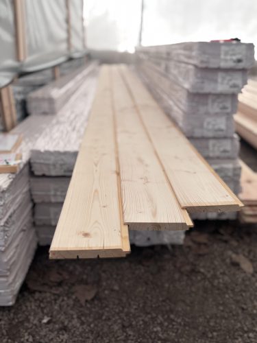 Lambéria északi lucfenyő 15x120 "B+" minőség, STP profil