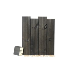  Festett lambéria svéd borovi 14x121 "A-B" min. Elite Graphite (sötét szürke)
