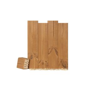   Festett lambéria svéd borovi 14x121 "A-B" min. Honey Oak (világos barna)