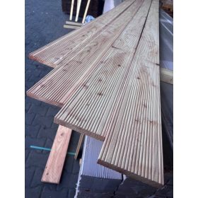   Teraszburkolat vörösfenyő 21x143 mm "B+" minőség