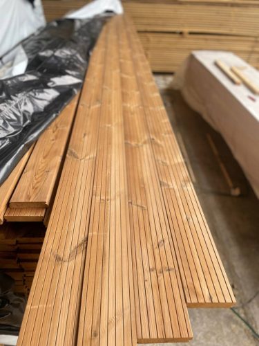 Teraszburkolat thermowood 26x117 "B PLUS" minőség, AKCIÓ!